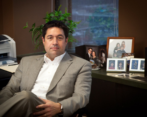 Brian Melber in his office